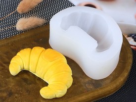 Molde silicona medialuna de manteca 